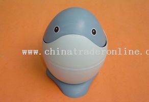 dolphin dustbin from China