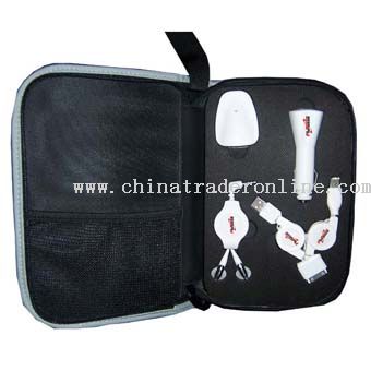iPod Compatible Retractable Travel Kit from China