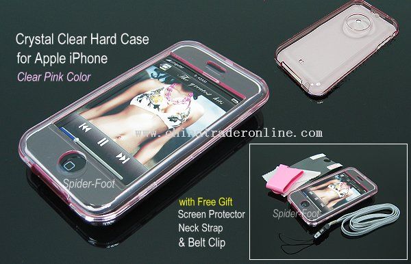 Crystal Clear Hard Case for Apple iPhone