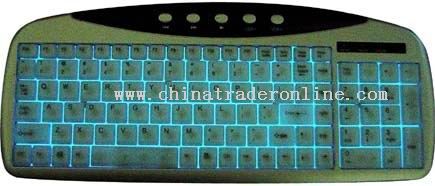 Electron luminescent multimedia keyboard from China