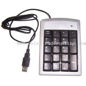 18-Key USB Numeric Keypad from China