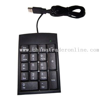 18-Key USB Numeric Keypad from China