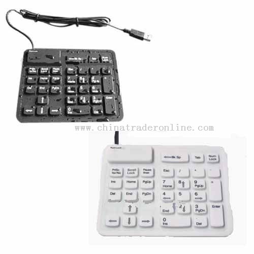 Waterproof  flexible Number Pad from China