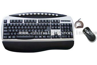 Wireless MultiMedia Keyboard from China