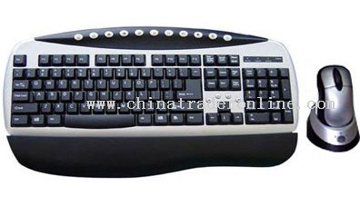 Wireless MultiMedia Keyboard from China