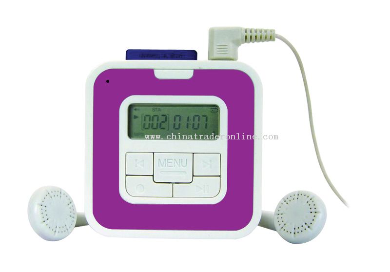 MP3 Player With Card Slot SD  MMC Card Supported from China