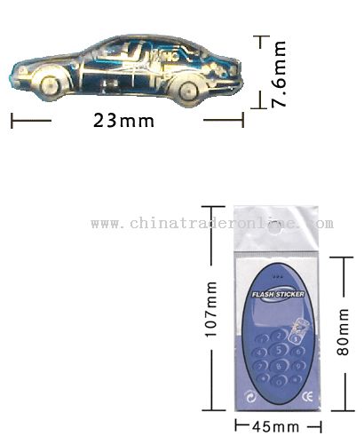 Car Shape Running Flashing sticker(JFA Series) from China