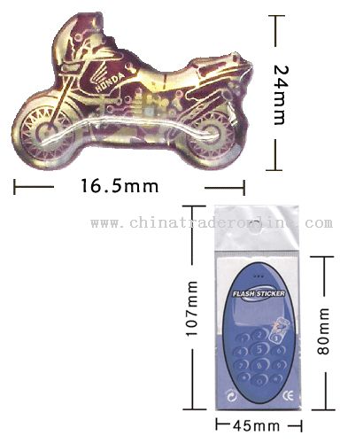 Motorbike Running Flashing sticker(JFA Series) from China