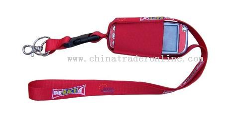 Mobile phone lanyard