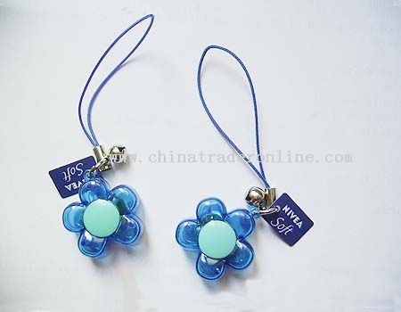 Mobile flashing flower pendant from China