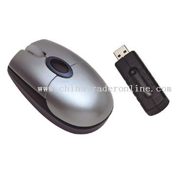 RF Wireless Optical Wheel Mouse 