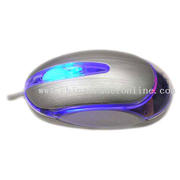 Transparent Wired 3D Optical Mouse 