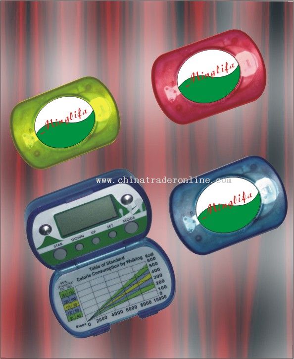 2-In-1 Calorie Pedometer With Fat Analyzer