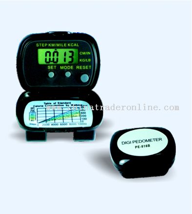 Folding Multifunction Pedometer from China