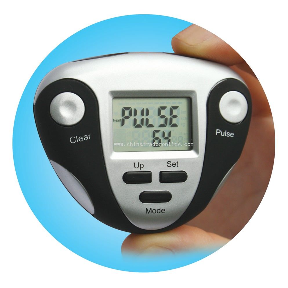 Pedometer With Heart Rate Meter