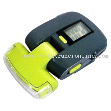 Pedometer with LED Light