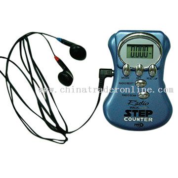 Pedometer with FM Radio from China