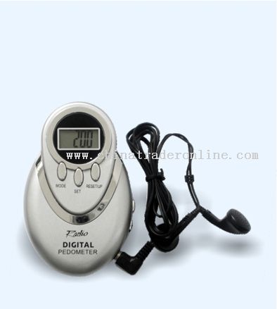 Digital Pedometer with Radio