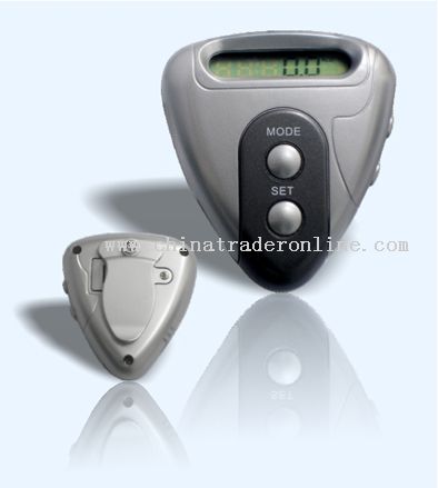 Heart shape pedometer with radio