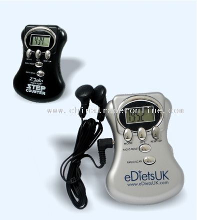 Multifunction Pedometer with Radio