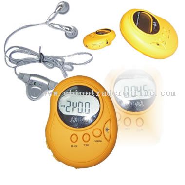 Pedometer with FM Radio from China