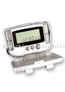 Pedometer with radio