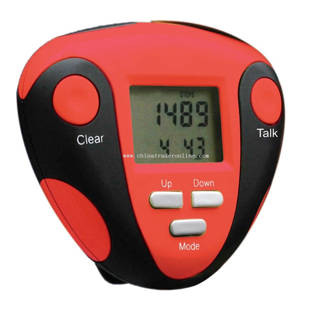 Talking Calorie Counting Pedometer