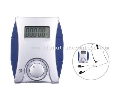 pedometer with FM radio