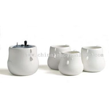 Ceramic chicken set(radio+cup) from China