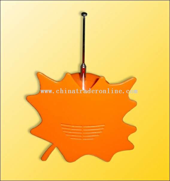 Maple Shape Radio FM auto Scan Radio from China