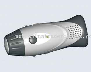 AM/FM CRANK DYNAMO FLASH LIGHT WITH RADIO from China