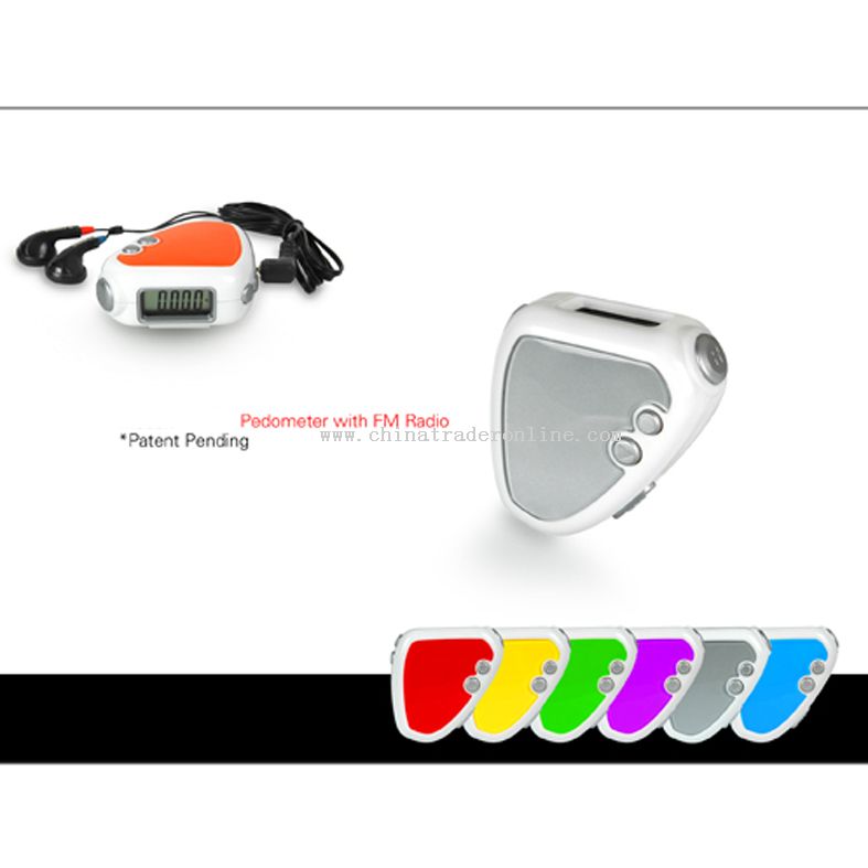 Pedometer with FM Radio from China