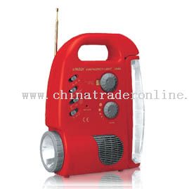 Rechargeable Emergency Light with Radio from China