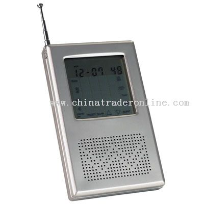 Touch-screen Fm scan Radio Clock and Calculator