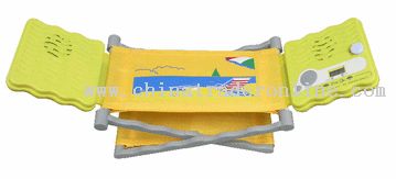 Beach Pillow FM Auto-Scan Radio with LCD Clock