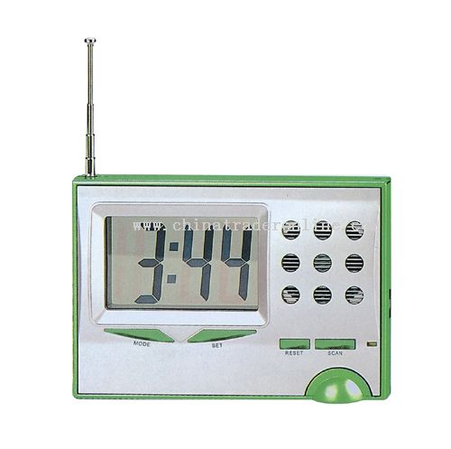 FM radio clock