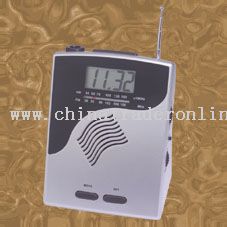 Radio with projector clock from China