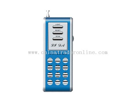 FM AUTO SCAN RADIO WITH TORCH AND SPEAKER from China