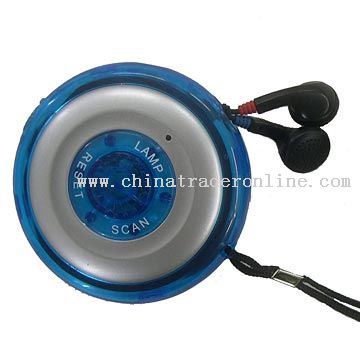 Round Shape FM Auto Scan Radio with Mini Torch Light from China