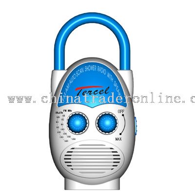 AM/FM 2 BAND SHOWER RADIO WITH SPEAKER from China