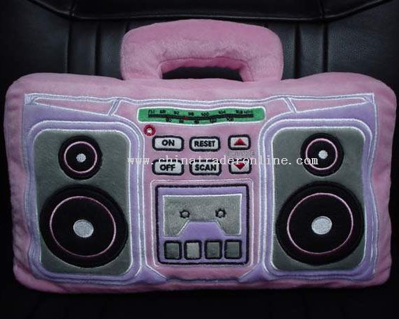 Recorder Pillow Radio/ Cutie Cushion Radio