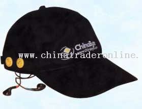 Cap with radio from China