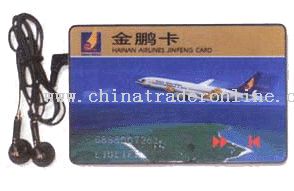 Card radio from China