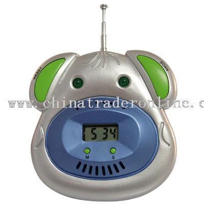 Cattle shape RADIO WITH DIGITAL CLOCK