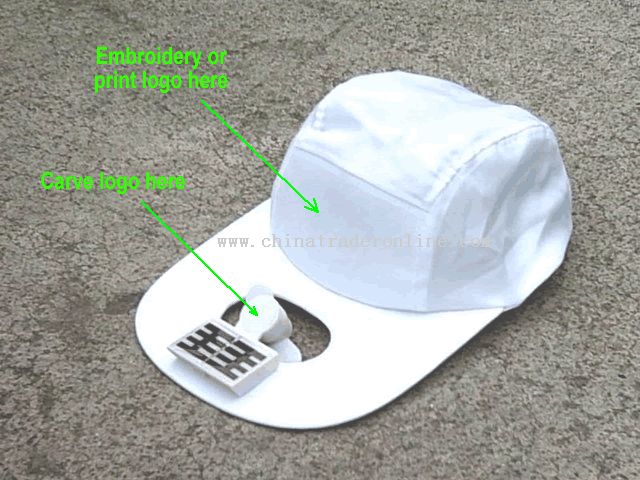 SOLAR COOLING FAN CAPS from China