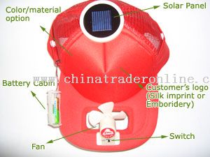 Solar Fan Caps from China