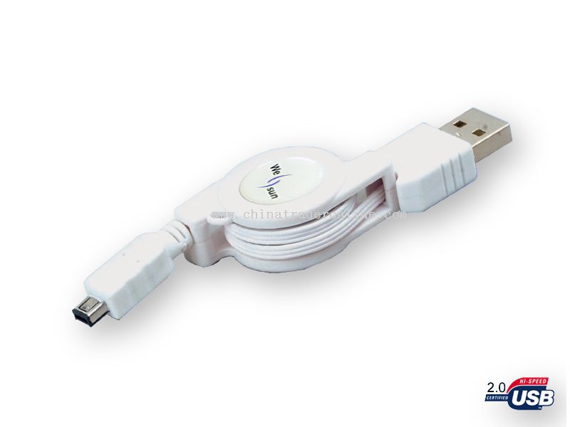 USB A M-MINI USB 4p LOCK BM Cable