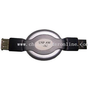 USB AM to AF Retractable cable from China