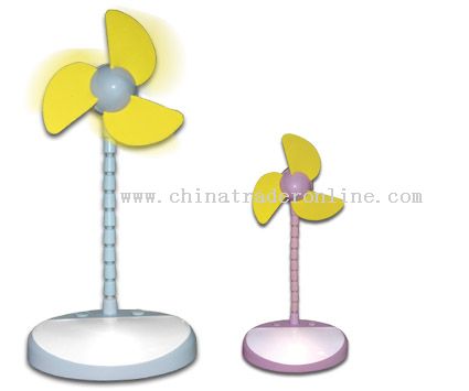 DESK-TOP LAMP AND FAN