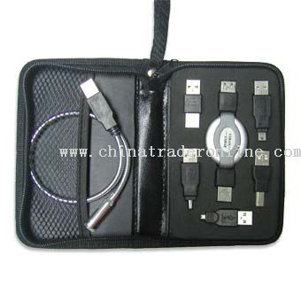 USB Travel Kit with Led Light from China